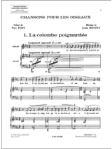Chansons pour les Oiseaux. Voix Haute. - Louis Beydts - Partition